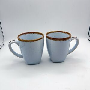 Port of Call Eclipse Blue by Sakura Coffee Mugs Tea Cups - Set Of 2